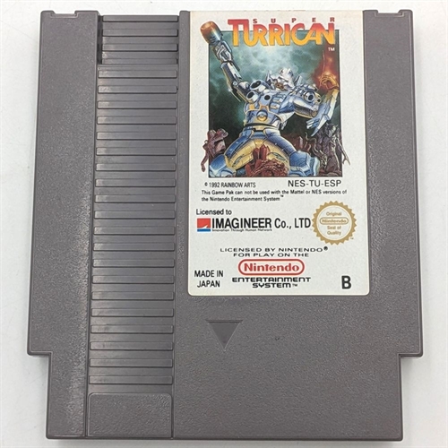 Super Turrican - Cartridge - (ESP) - NES Game (B Grade) (Used)
